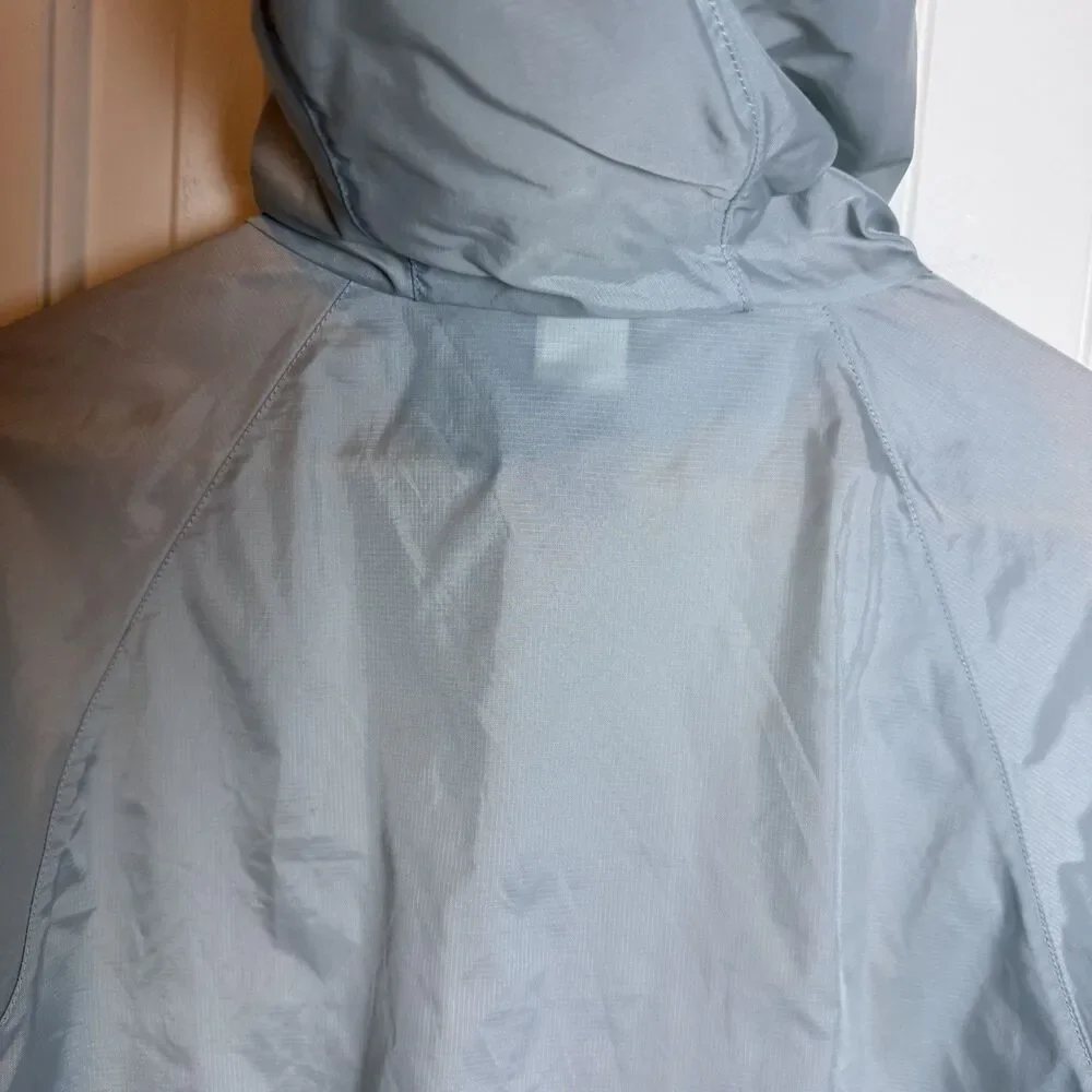 The North Face Antora Rain Jacket Men's Medium Gray Full Zip Hooded Windbreaker